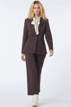 Abigail Pinstripe Blazer
