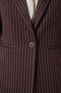 Abigail Pinstripe Blazer