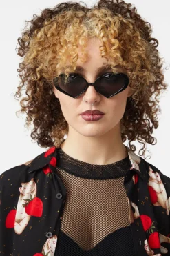 Acetate Heart Sunglasses
