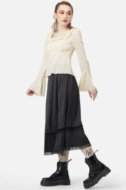 All Of White Sheer Blouse