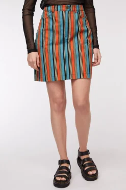 All Star Skirt -Teal/Orange