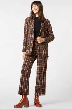 Amber Check Blazer