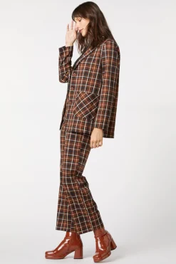 Amber Check Blazer