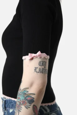 Ammabelle Knit Bow Top