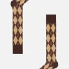 Argyle Knee Sock