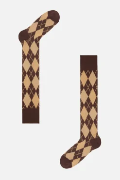 Argyle Knee Sock