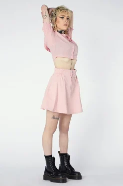 As If Drill Skater Skirt