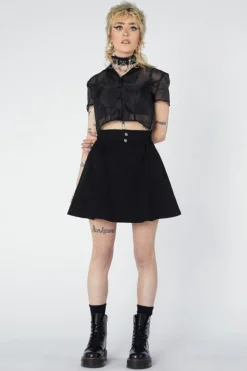 As If Drill Skater Skirt