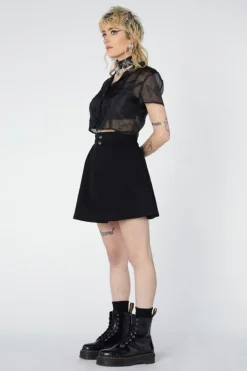 As If Drill Skater Skirt