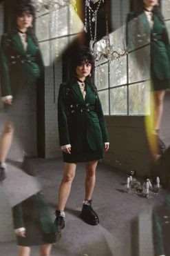 At The Alter Velvet Blazer