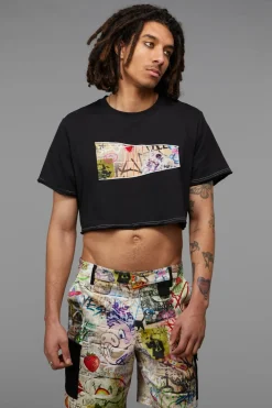 Back Alley Boxy Crop Tee