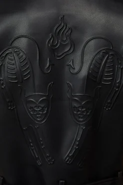 Back At It Pu Biker Vest