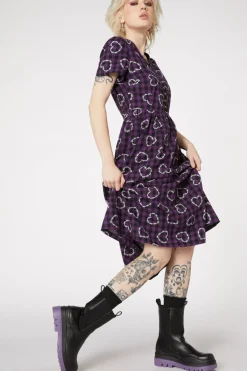 Barbed Heart Check Dress
