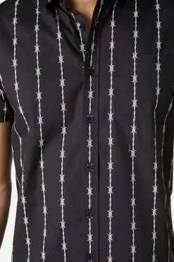 Barbed Wire Short Sleeve Shirt
