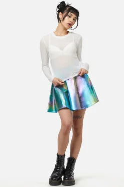 Basic Mesh Long Sleeve Top