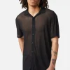 Basic Mesh Short Sleeve Shirt