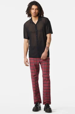 Basic Mesh Short Sleeve Shirt