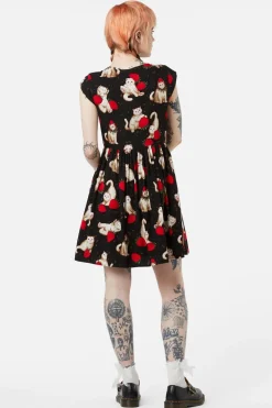 Berry Kitty Summer Dress