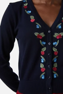 Berry Sweet Emb Cardi