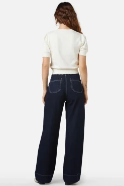 Berry Sweet Emb Knit Top