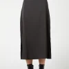 Birth Chart Midi Slit Skirt