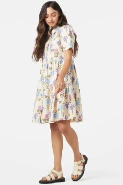 Blue Bee Shirt Dress