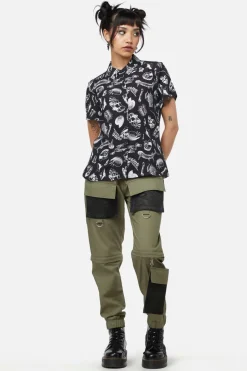 Body Fossils Printed Blouse