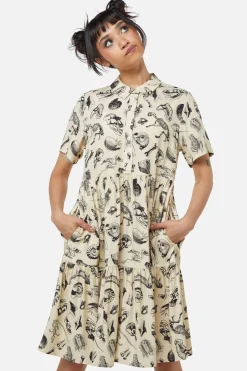 Body Fossils Printed Dress