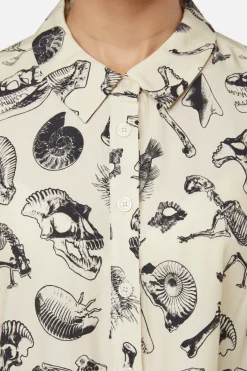 Body Fossils Printed Dress