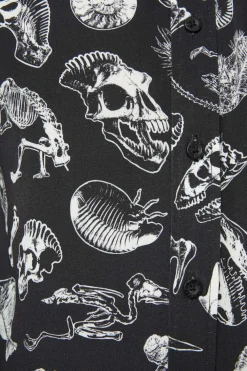 Body Fossils Printed Short Sleeve Shirt