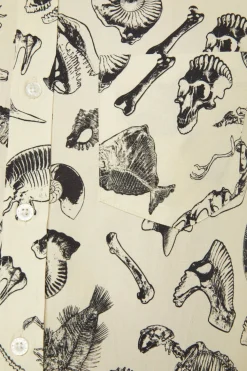 Body Fossils Printed Short Sleeve Shirt