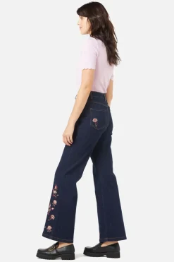 Boho Paisley Emb Jean