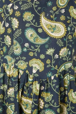 Boho Paisley Midi Dress