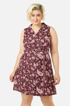 Boho Paisley Mini Dress