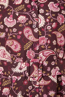 Boho Paisley Mini Dress