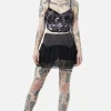 Boudoir Satin Lace Skort