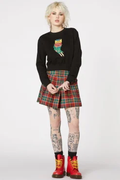 Brainz Boxy Crop Sweater