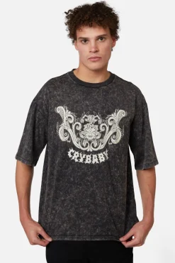 Break Their Hearts Acid Wash Tee