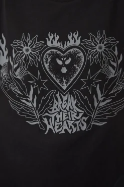 Break Their Hearts Distressed Tee