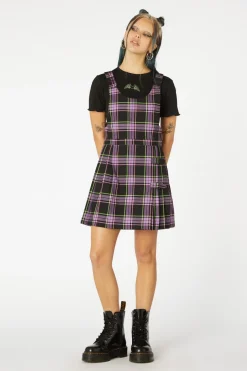 Bright Tartan Pinafore