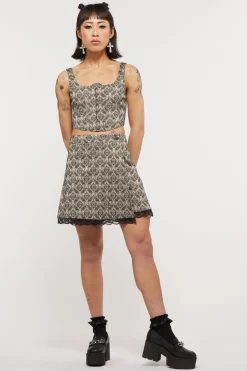 Brocade Lita Lace Skirt