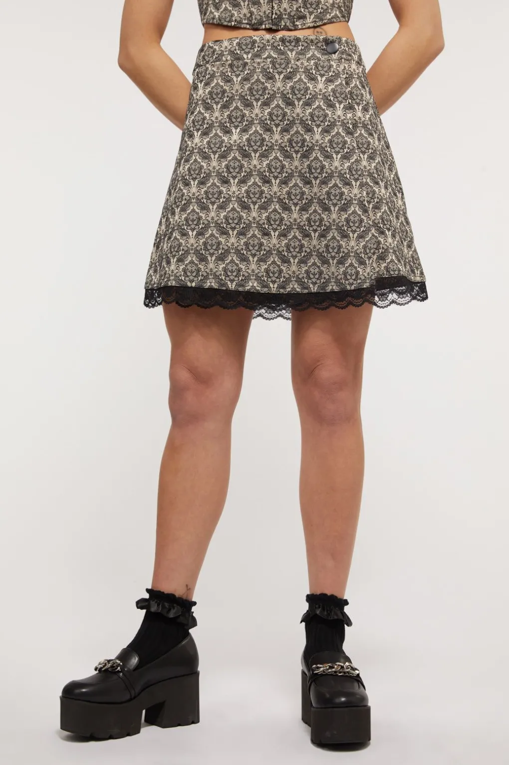 Brocade Lita Lace Skirt