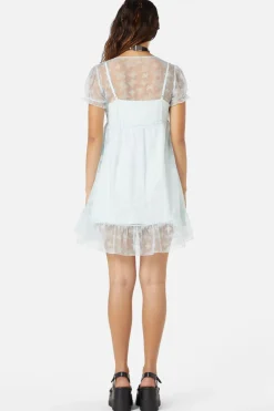 Butterflies On The Wall Mesh Dress