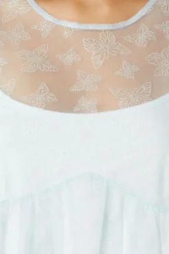 Butterflies On The Wall Mesh Dress