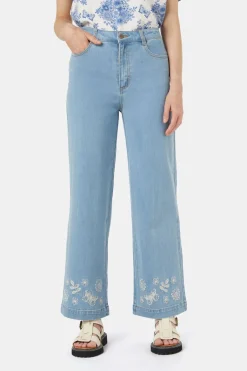 Butterfly Emb Jean