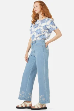 Butterfly Emb Jean