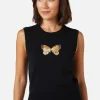 Butterfly Emb Vest