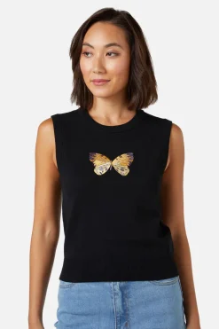 Butterfly Emb Vest
