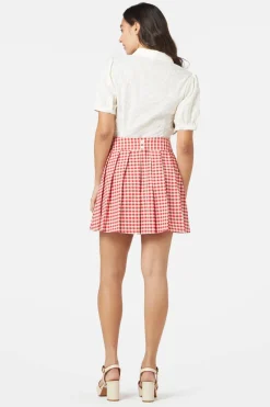 Callie Check Skirt
