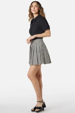 Callie Check Skirt